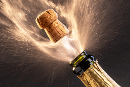 Knallende kurken bij Bollinger